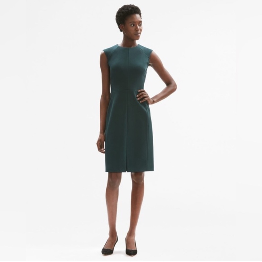 M.M. Lafleur Sz 14 “The Kate” Textured Ponte Sleeveless Dress